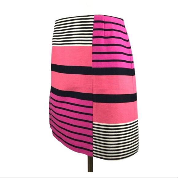 NWT LOFT Color-Block Stripe Skirt - Picture 4 of 7